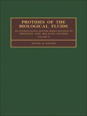 cover image of Protides of the Biological Fluids